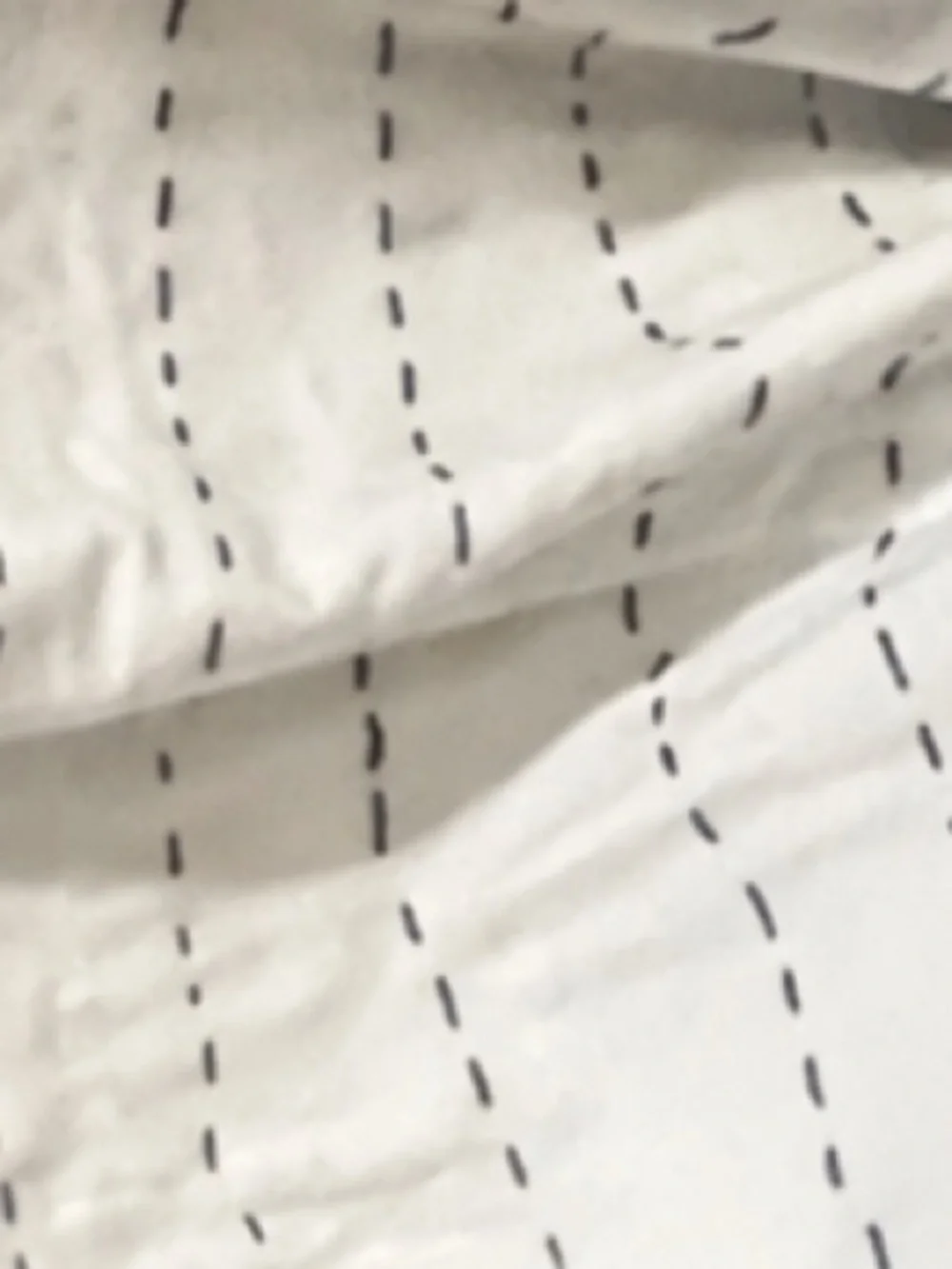 Cost Plus World Market White and Blue Star Hand Stitched  -Medallion Quilt Throw